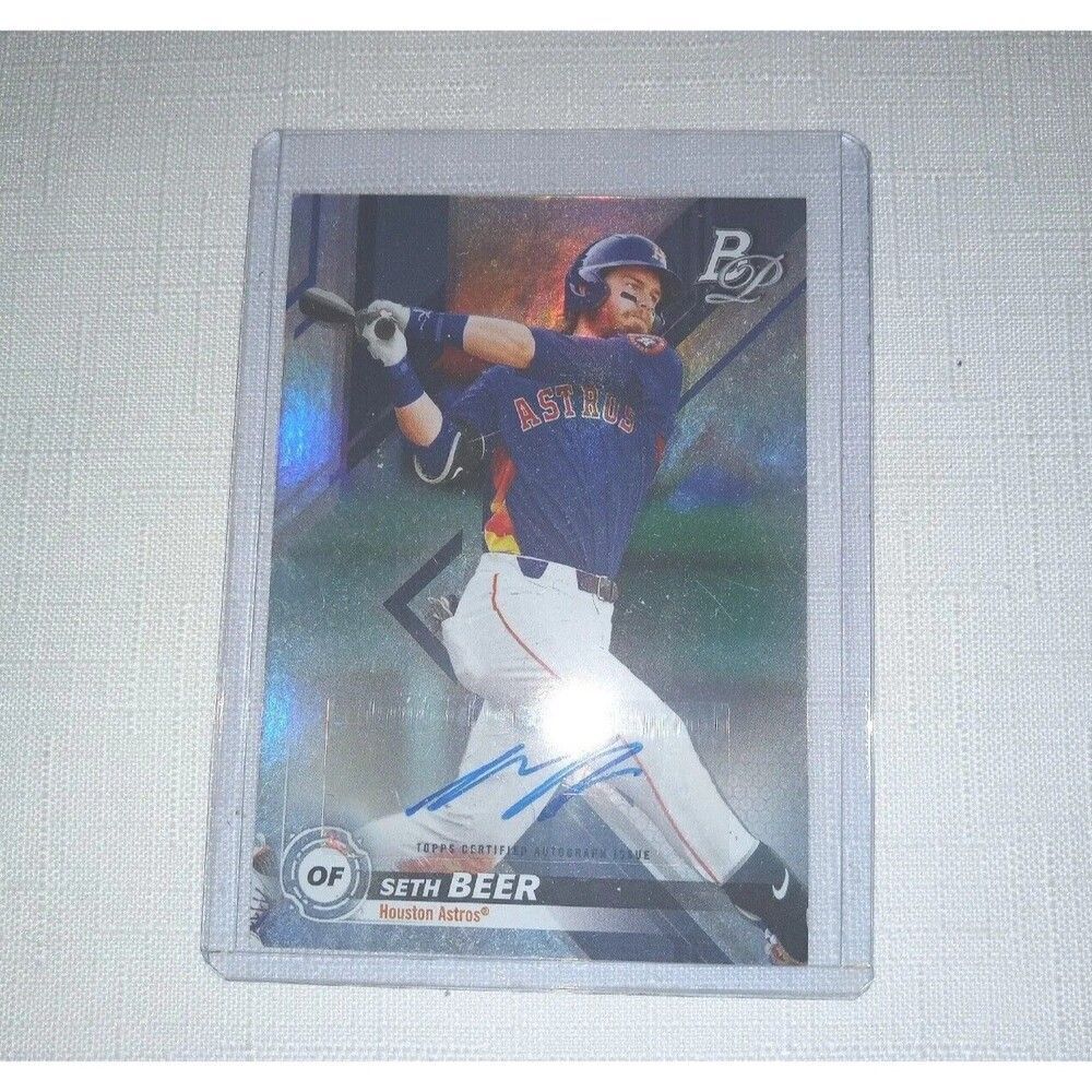 Seth Beer Rookie Auto 2019 Bowman Platinum Top Prospects Diamondbacks